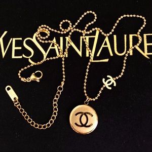 CHANEL Necklace pendant Chain Gold plated